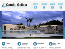 Tablet Screenshot of caudalgalicia.com